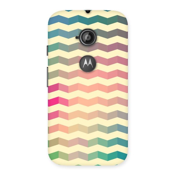 Seamless ZigZag Design Back Case for Moto E 2nd Gen