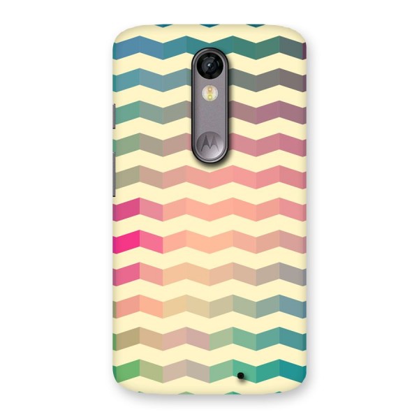 Seamless ZigZag Design Back Case for Moto X Force