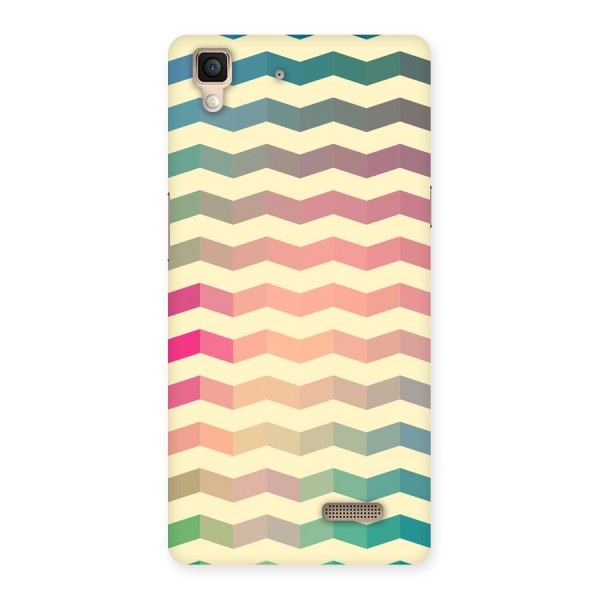 Seamless ZigZag Design Back Case for Oppo R7