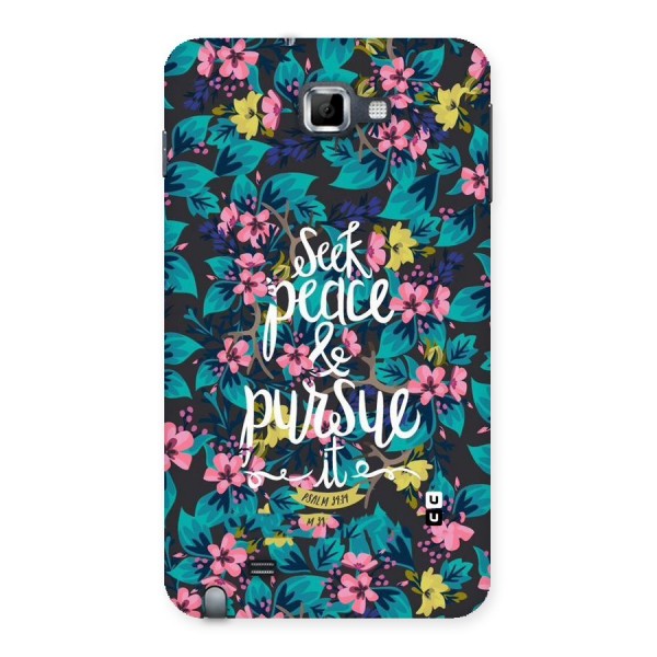 Seek Peace Back Case for Galaxy Note