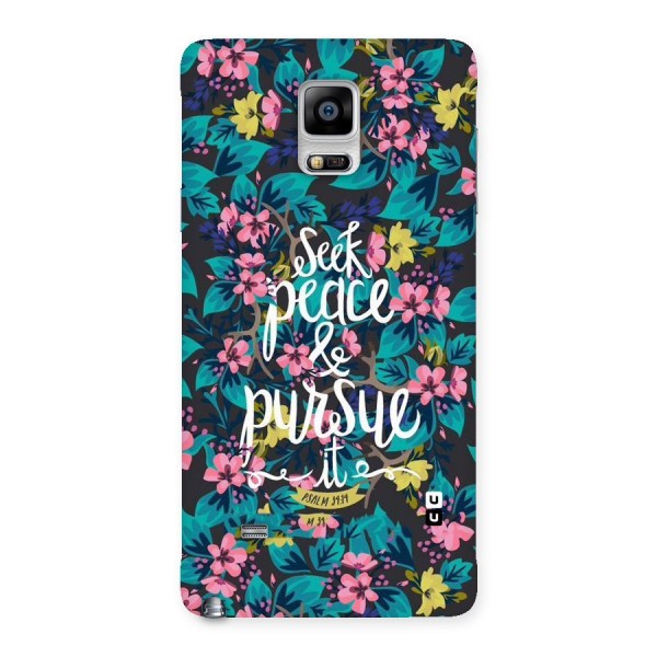 Seek Peace Back Case for Galaxy Note 4