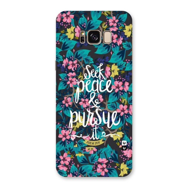 Seek Peace Back Case for Galaxy S8 Plus