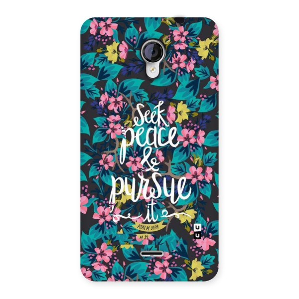 Seek Peace Back Case for Micromax Unite 2 A106