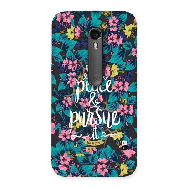 Seek Peace Back Case for Moto G3