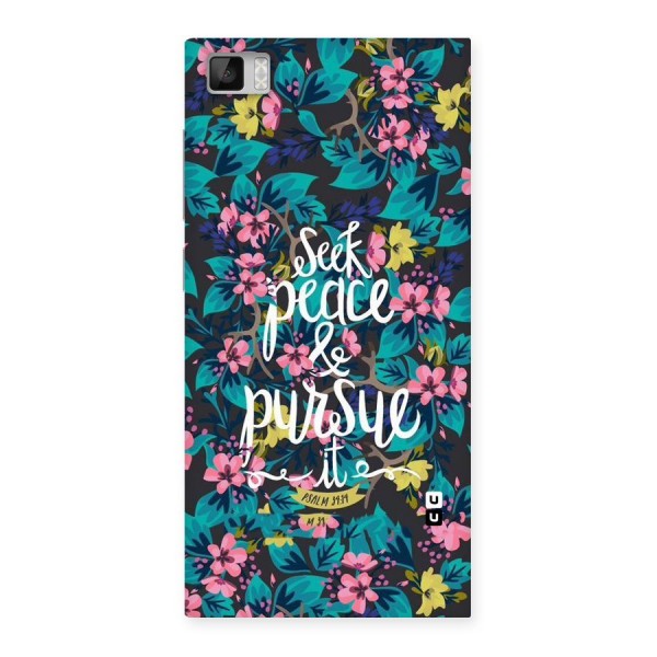 Seek Peace Back Case for Xiaomi Mi3