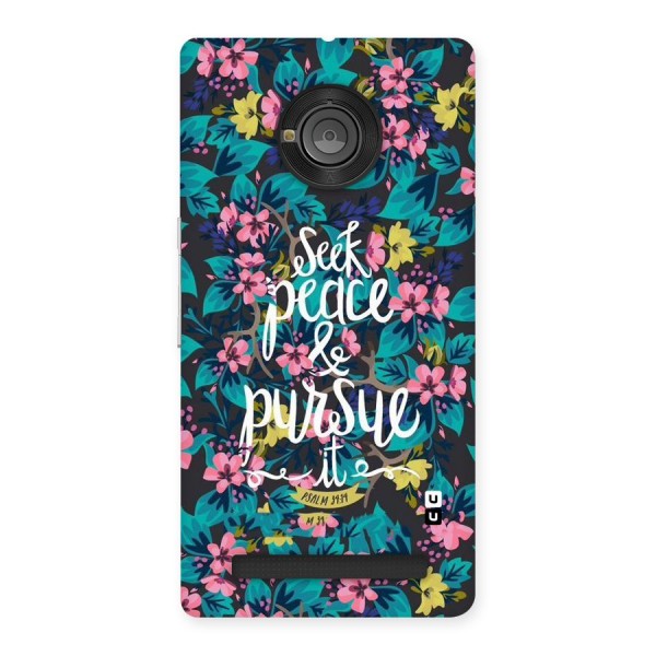 Seek Peace Back Case for Yu Yuphoria