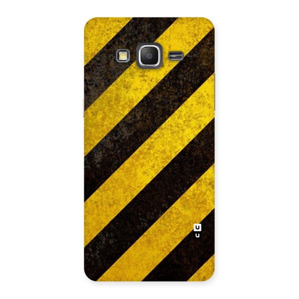 Shaded Yellow Stripes Back Case for Galaxy Grand Prime