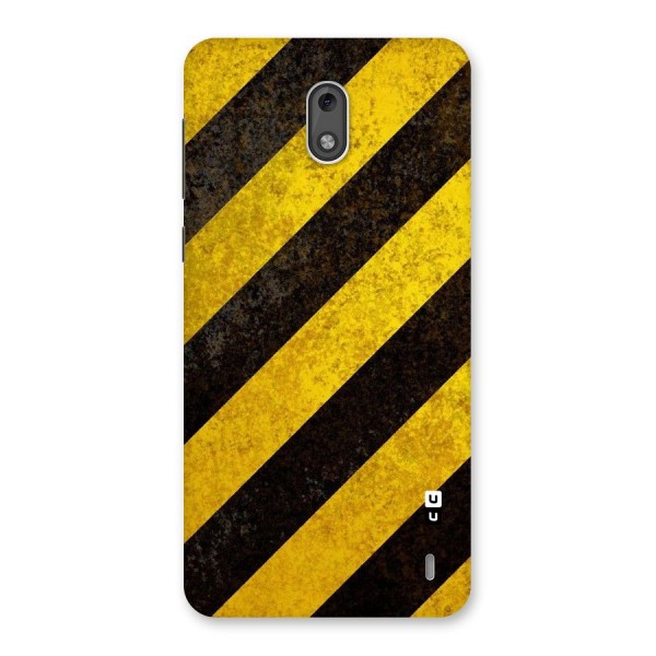 Shaded Yellow Stripes Back Case for Nokia 2