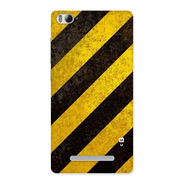 Shaded Yellow Stripes Back Case for Xiaomi Mi4i