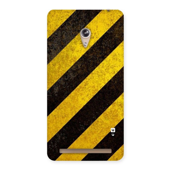 Shaded Yellow Stripes Back Case for Zenfone 6