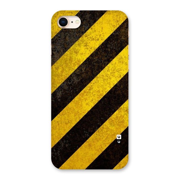 Shaded Yellow Stripes Back Case for iPhone 8