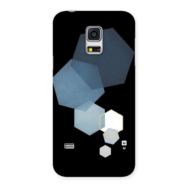 Shades Of Blue Shapes Back Case for Galaxy S5 Mini