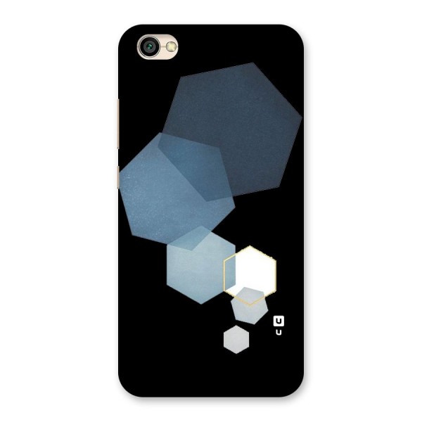 Shades Of Blue Shapes Back Case for Redmi Y1 Lite