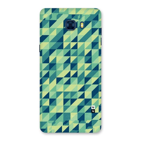 Shady Green Back Case for Galaxy C7 Pro