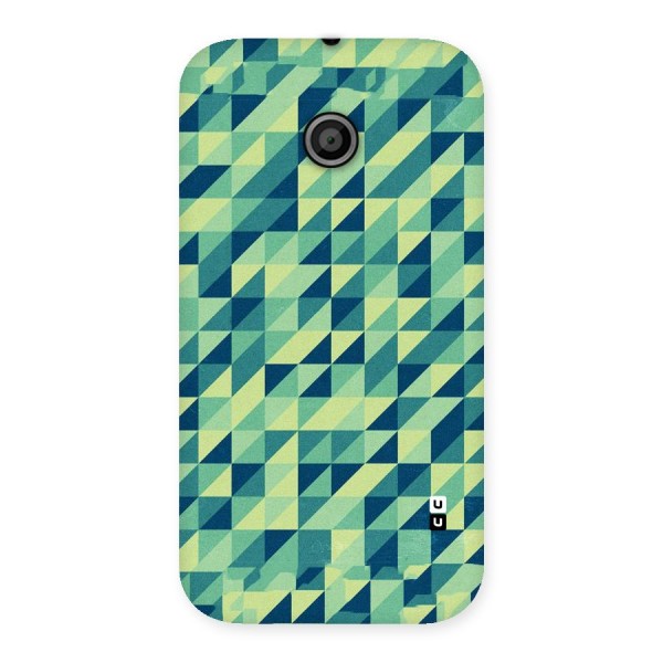 Shady Green Back Case for Moto E