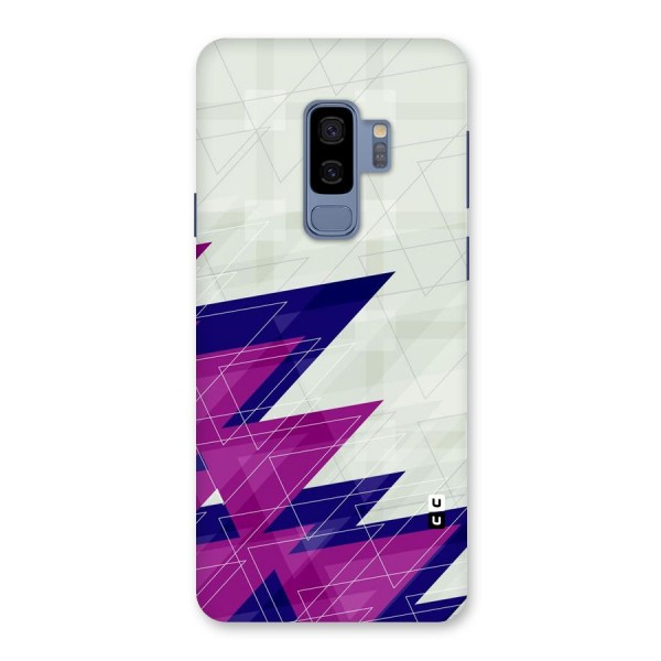 Sharp Abstract Design Back Case for Galaxy S9 Plus