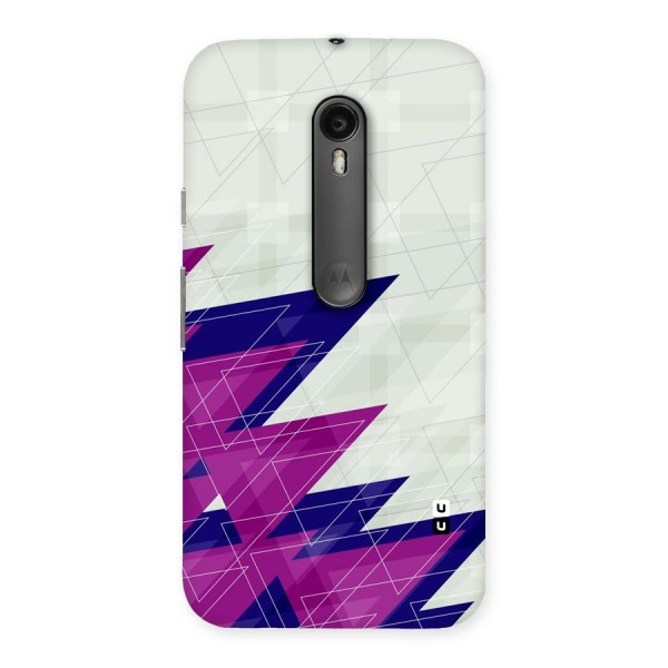 Sharp Abstract Design Back Case for Moto G3