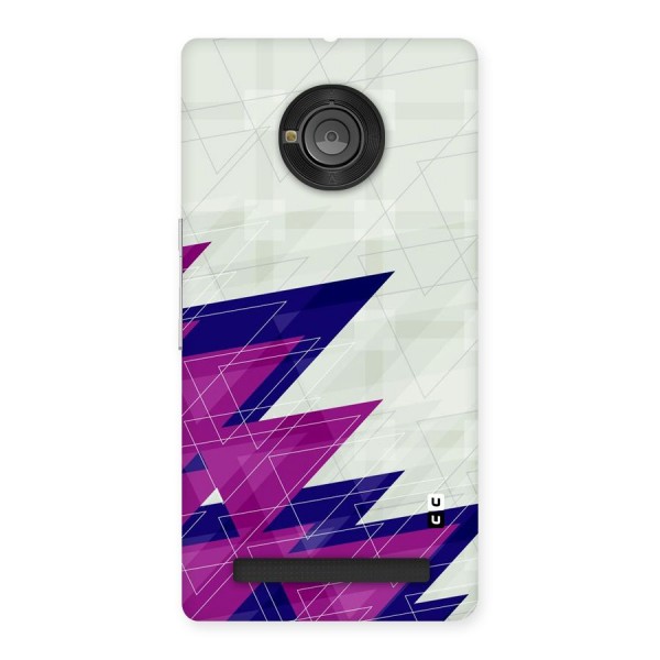 Sharp Abstract Design Back Case for Yu Yuphoria