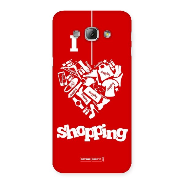 Shopaholic Shopping Love Back Case for Galaxy A8