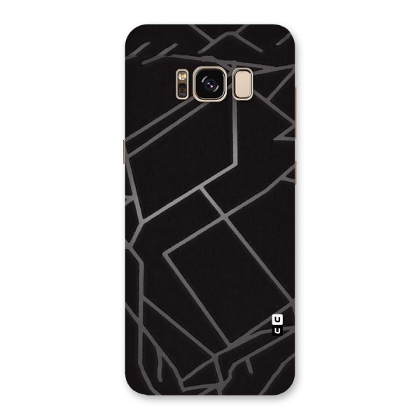 Silver Angle Design Back Case for Galaxy S8