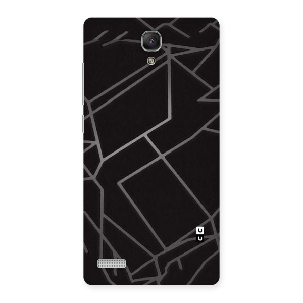 Silver Angle Design Back Case for Redmi Note