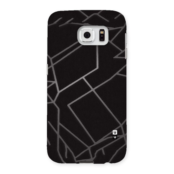 Silver Angle Design Back Case for Samsung Galaxy S6