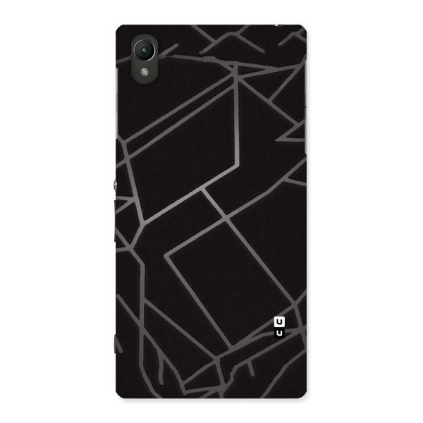 Silver Angle Design Back Case for Sony Xperia Z1