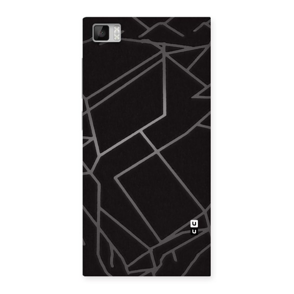 Silver Angle Design Back Case for Xiaomi Mi3