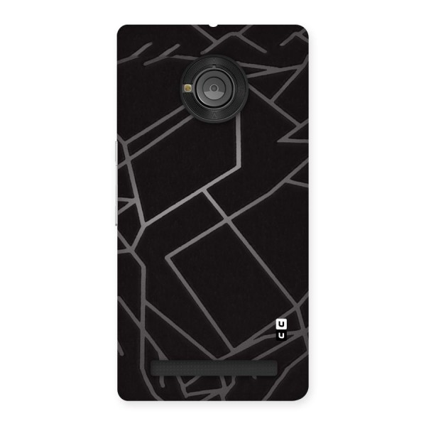 Silver Angle Design Back Case for Yu Yuphoria