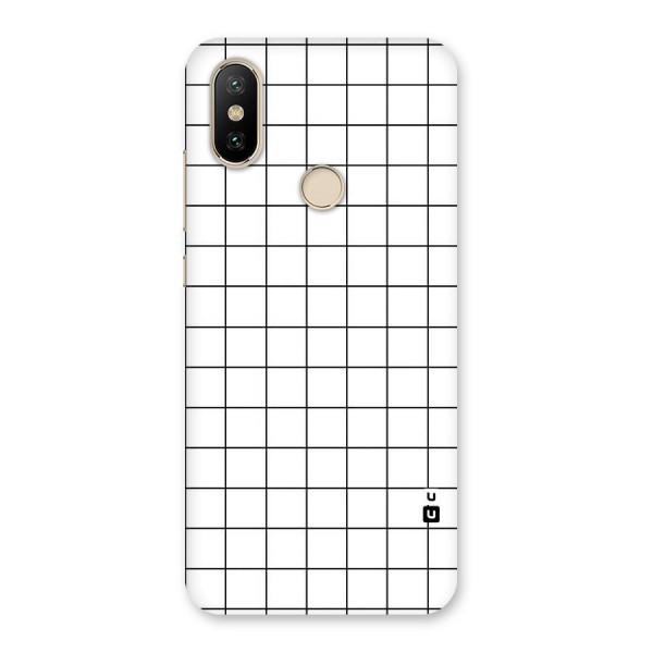 Simple Checks Back Case for Mi A2