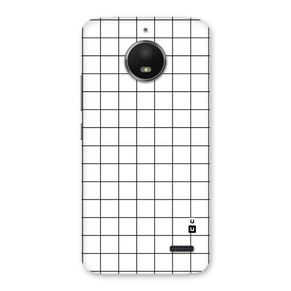 Simple Checks Back Case for Moto E4