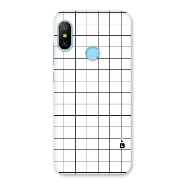 Simple Checks Back Case for Redmi 6 Pro