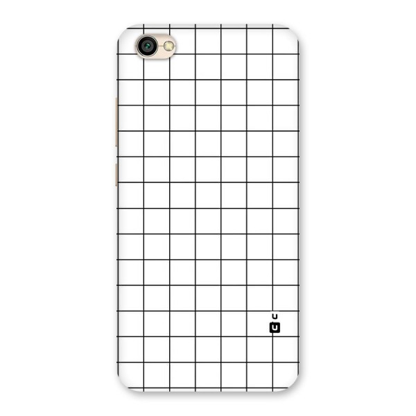 Simple Checks Back Case for Redmi Y1 Lite