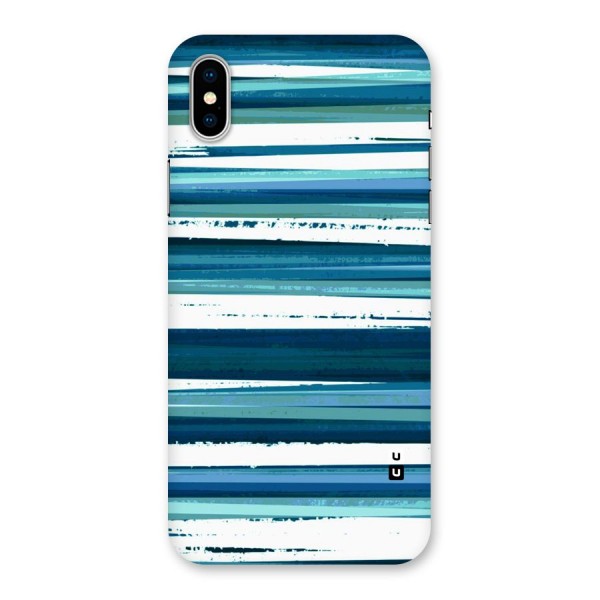 Simple Soothing Lines Back Case for iPhone X