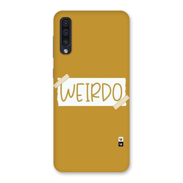 Simple Weirdo Back Case for Galaxy A50