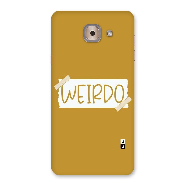 Simple Weirdo Back Case for Galaxy J7 Max