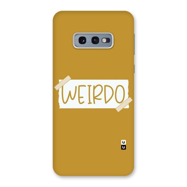 Simple Weirdo Back Case for Galaxy S10e