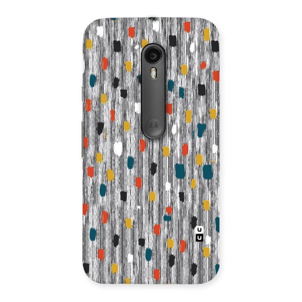 Single Paint Pattern Back Case for Moto G3