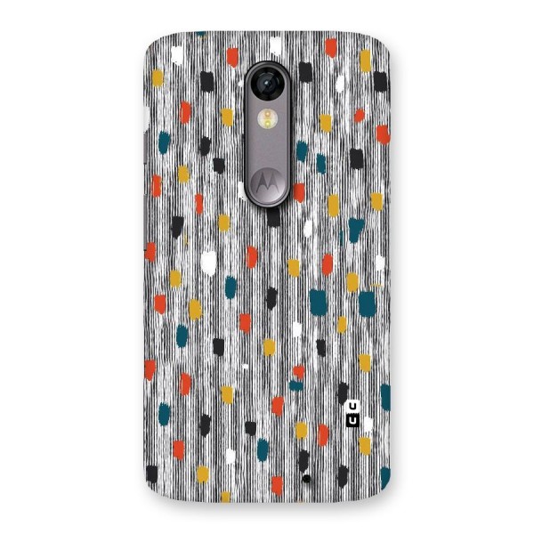 Single Paint Pattern Back Case for Moto X Force