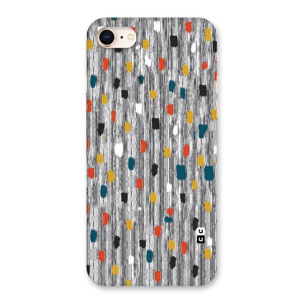 Single Paint Pattern Back Case for iPhone 8