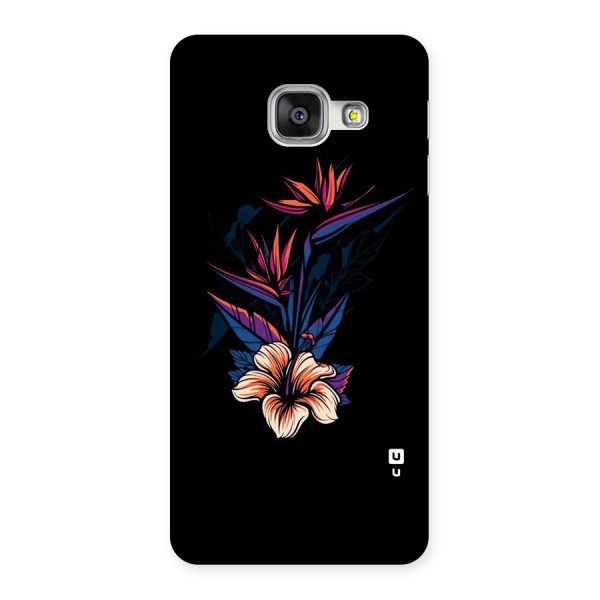 Single Painted Flower Back Case for Galaxy A3 2016