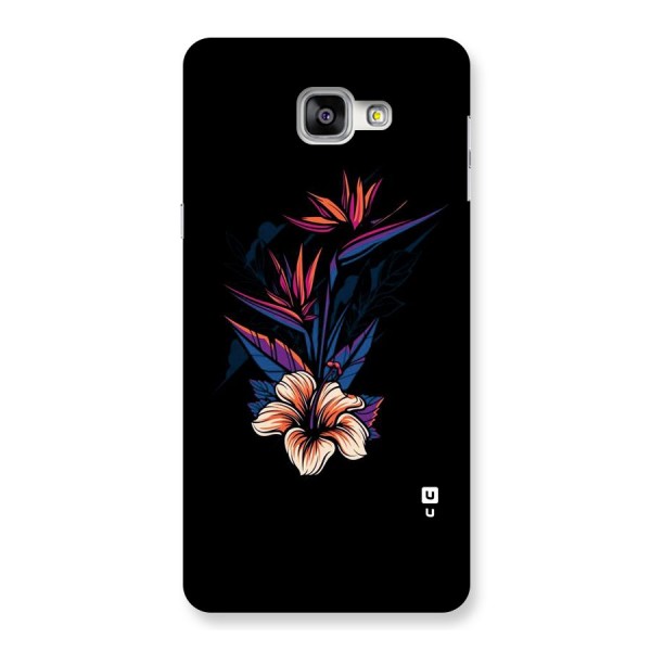 Single Painted Flower Back Case for Galaxy A9