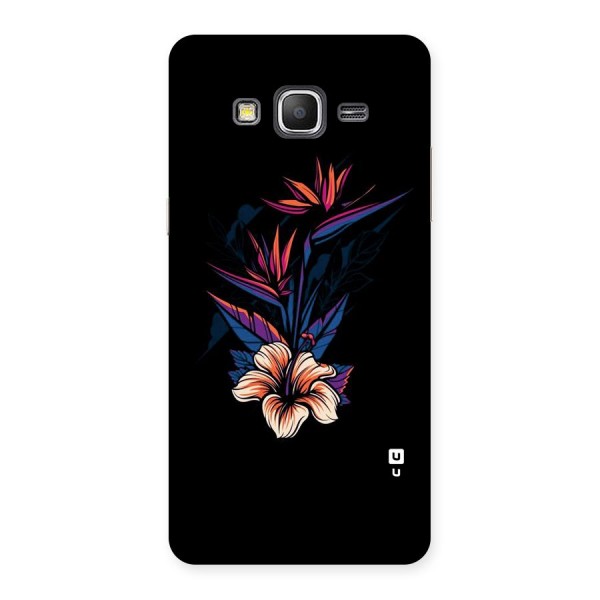 Single Painted Flower Back Case for Galaxy Grand Prime