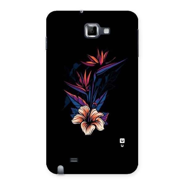 Single Painted Flower Back Case for Galaxy Note