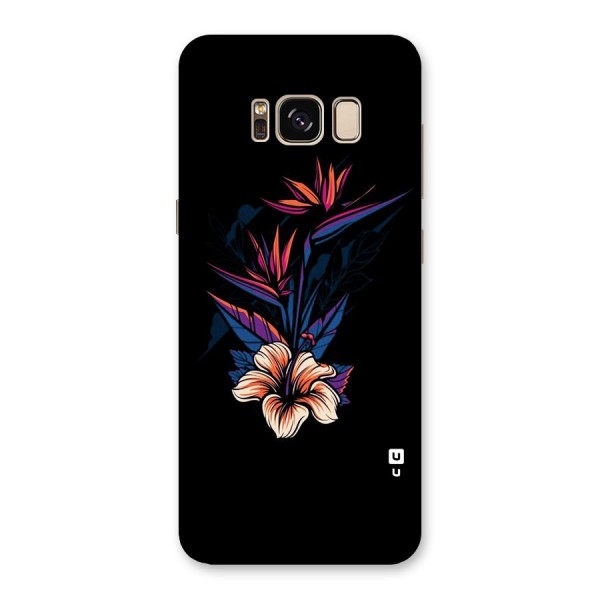 Single Painted Flower Back Case for Galaxy S8