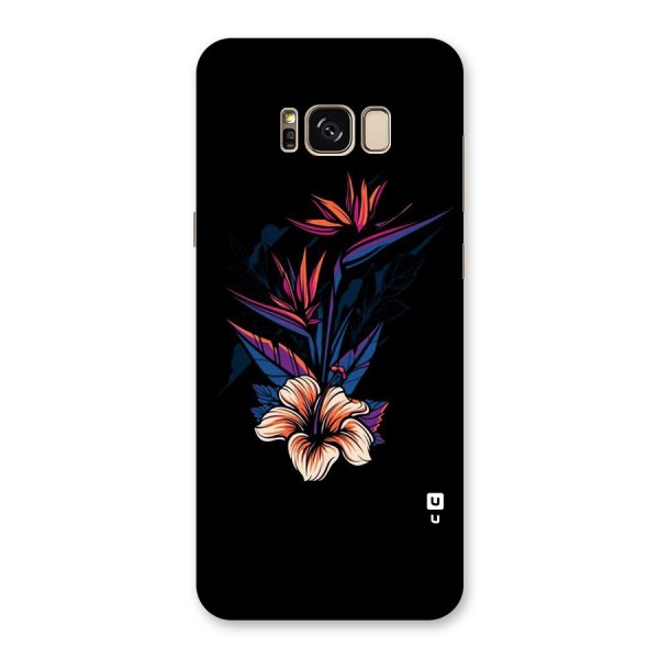 Single Painted Flower Back Case for Galaxy S8 Plus