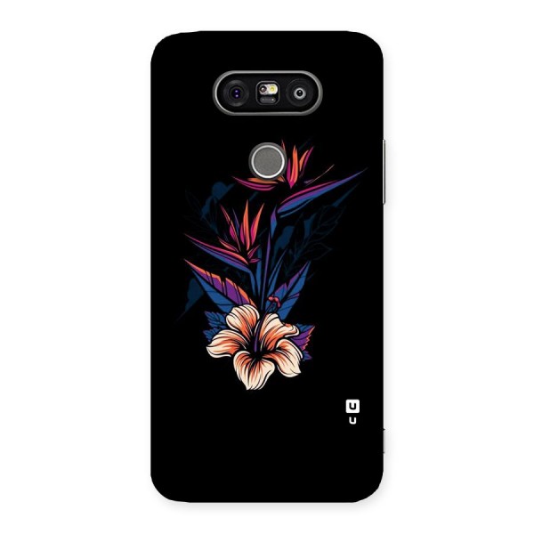 Single Painted Flower Back Case for LG G5