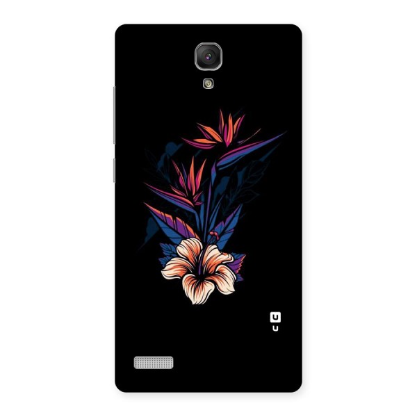 Single Painted Flower Back Case for Redmi Note