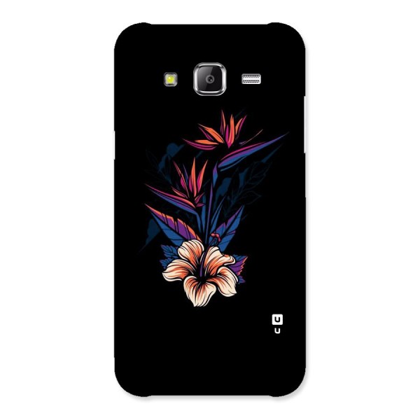 Single Painted Flower Back Case for Samsung Galaxy J5