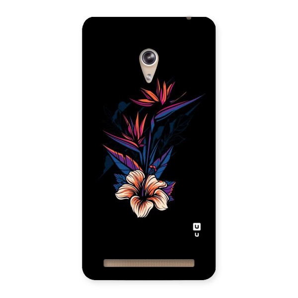 Single Painted Flower Back Case for Zenfone 6